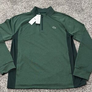 NWT Lacoste Sport Half Zip Long Sleeve Top Size 6 XL